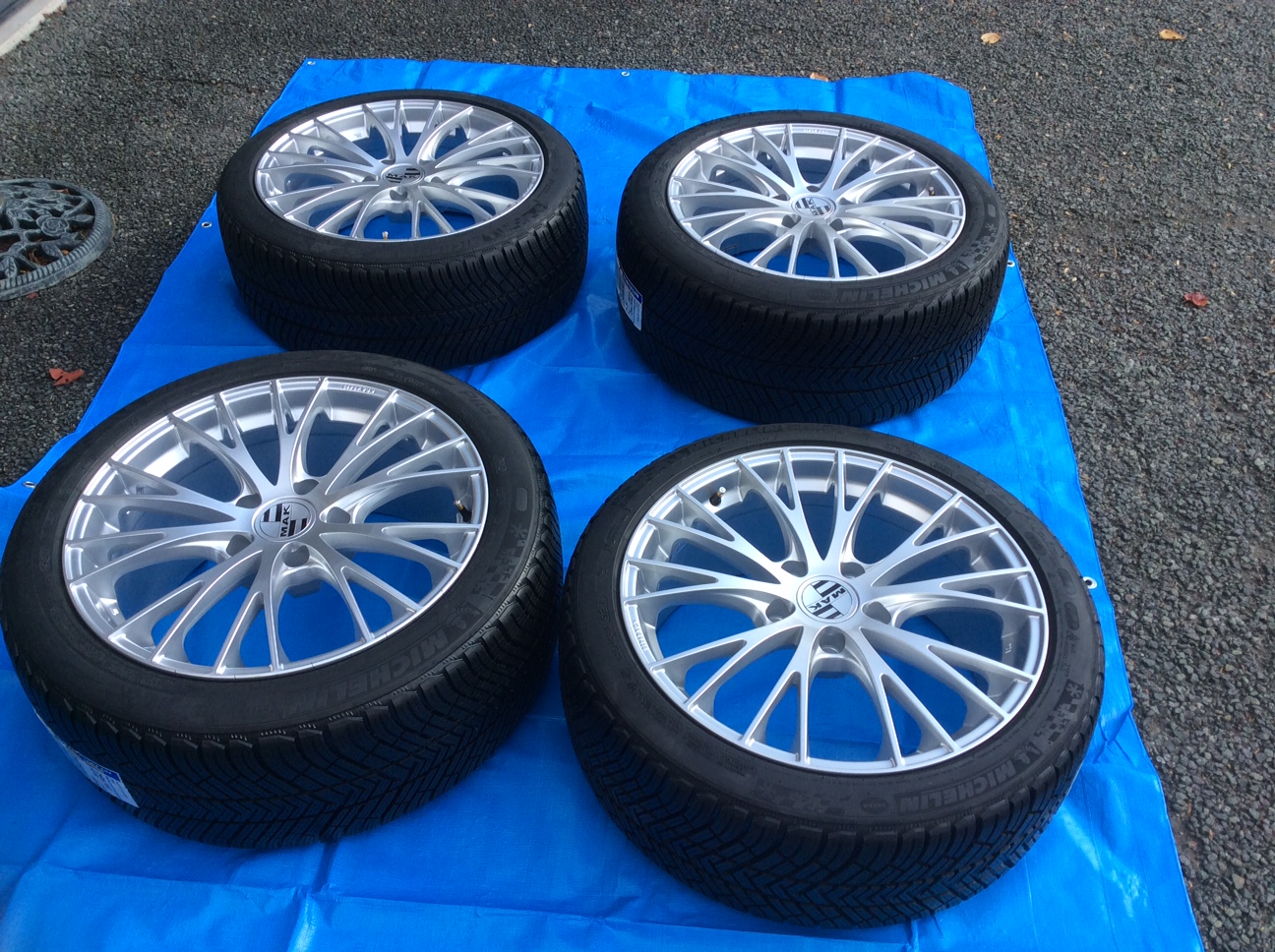 ホイールにガラスコーティング